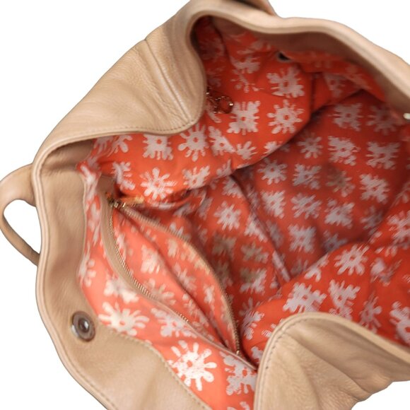 Tory Burch Michelle bucket bag tote Tan Leather Tote bag Large - Picture 8 of 14